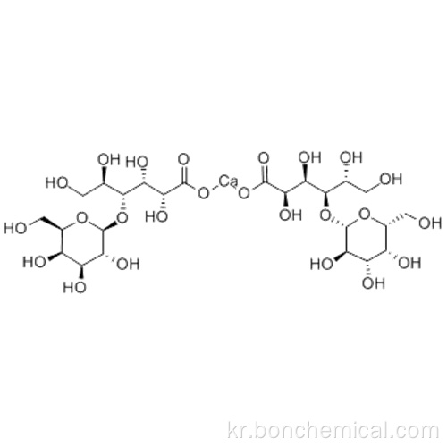 D- 글루 콘산, 4-ObD- 갈 락토 피라 노실-, 칼슘 염 (2 : 1), 이수화 물 (9CI) CAS 110638-68-1